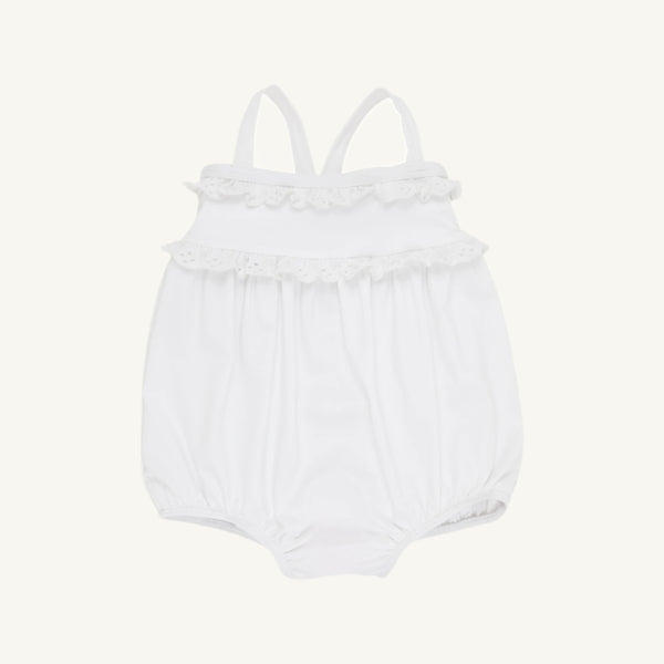 St. Bart's Bubble Bathing Suit - Worth Avenue White