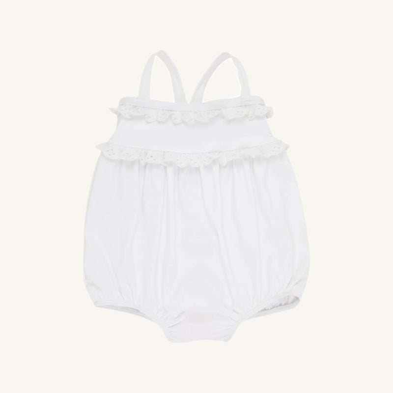 St. Bart's Bubble Bathing Suit - Worth Avenue White