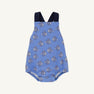 Stillman Sunsuit - Little Fishes with Nantucket Navy