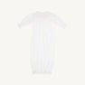 Sweetly Smocked Greeting Gown - Worth Avenue White with Palm Beach Pink