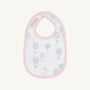 Burp Me Bib - Up Up and Away (Pink) with Palm Beach Pink