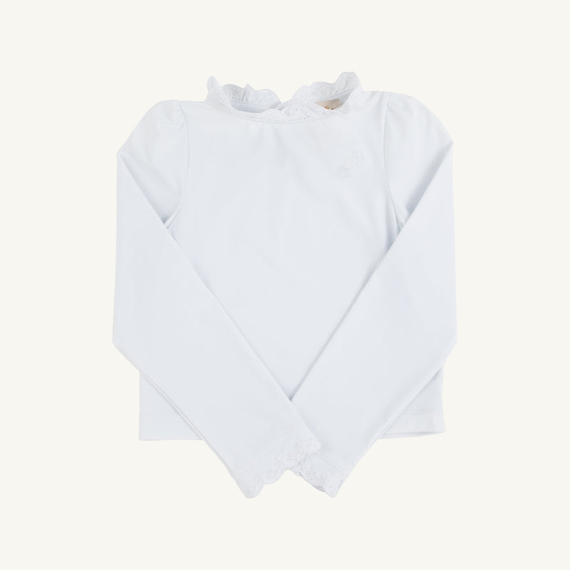 Winnie's Wave Spotter Swim Shirt (UPF 35+) - Worth Avenue White