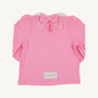 Winnie's Wave Spotter Swim Shirt (UPF 35+) - Hamptons Hot Pink with Worth Avenue White