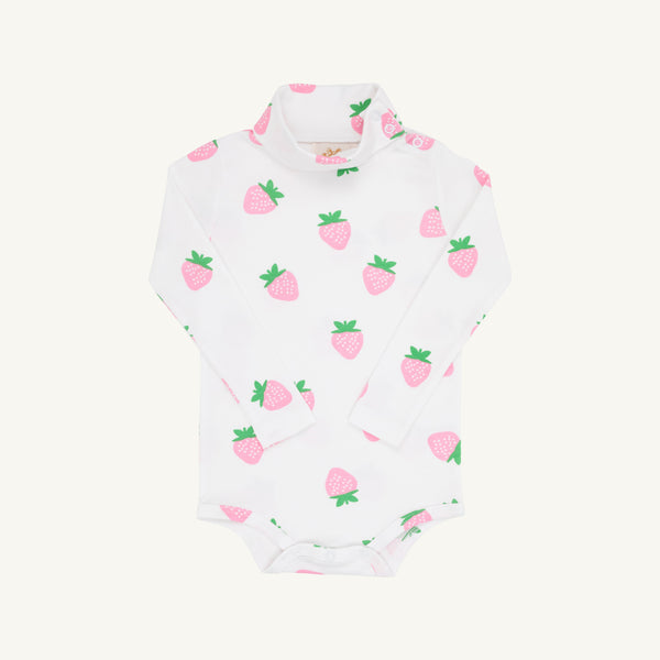 Tatum's Turtleneck & Onesie - Sanibel Strawberry