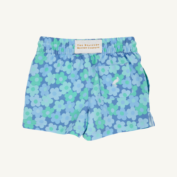 Tortola  Trunks - Naples Grand Garden with Beale Street Blue