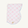 Tummy Time Throw - Belle Meade Bow with Buckhead Blue