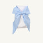 Bow Swaddle ® - Blue Gasparilla Gingham