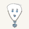 The Marilyn Jewelry Set (Blue) - Great Pretenders