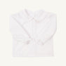 Maude's Peter Pan Collar Shirt & Onesie (Long Sleeve Woven) - Worth Avenue White