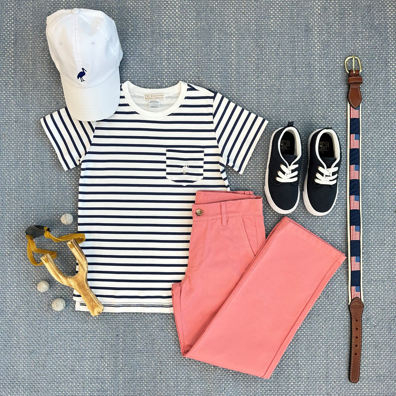 Prep Step Sneakers - Nantucket Navy with Nantucket Navy Stripe