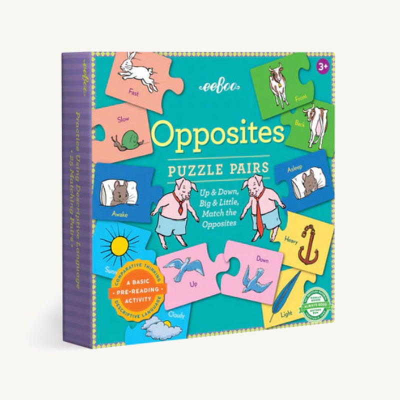 Opposites Puzzle Pairs Game - eeBoo