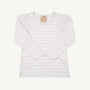 Long Sleeve Penny's Play Shirt & Onesie - Palm Beach Pink Stripe