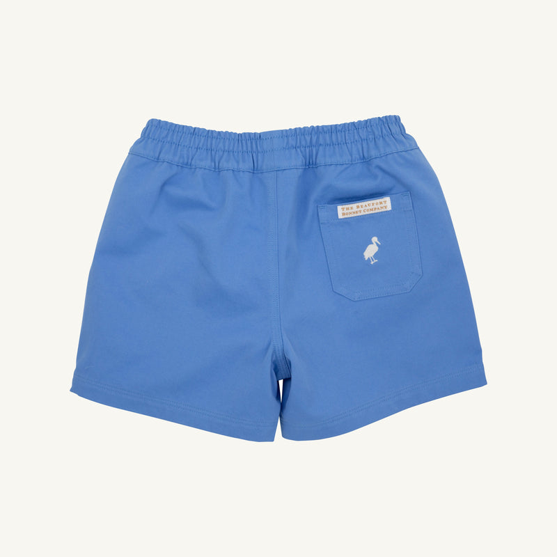 Sheffield Shorts (Twill) - Sunrise Boulevard Blue with Saratoga Stone Stork