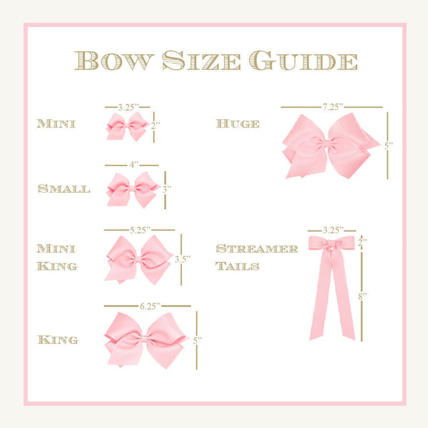 Wee Ones Hair Bow - Palm Beach Pink