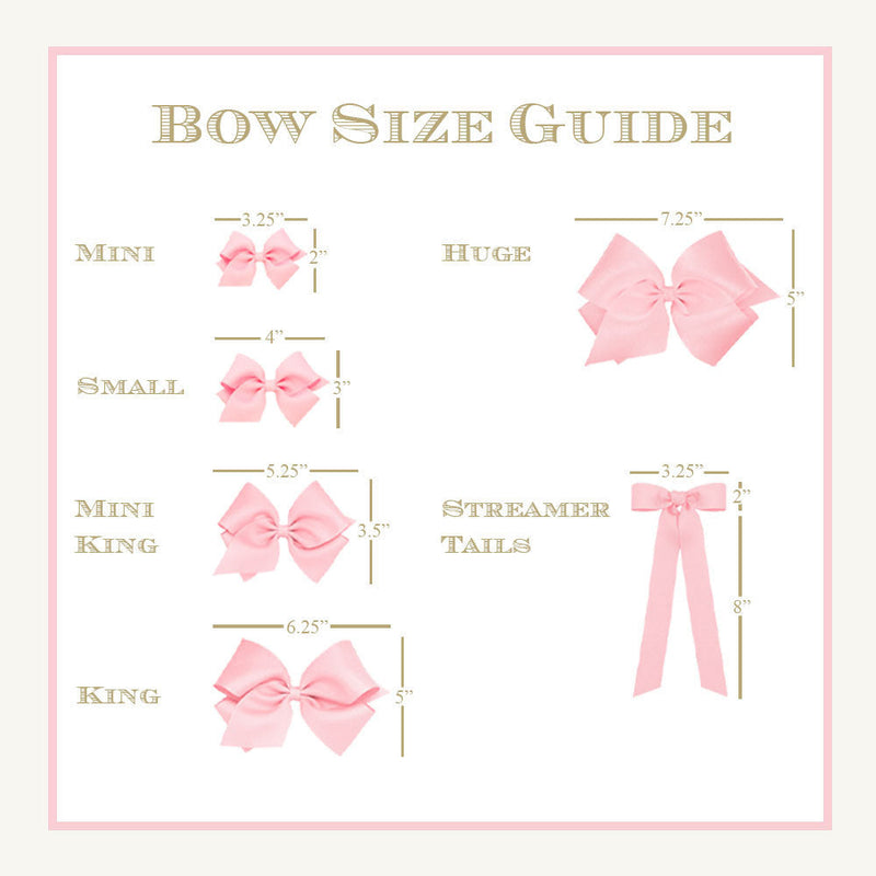 Wee Ones Hair Bow - Palm Beach Pink