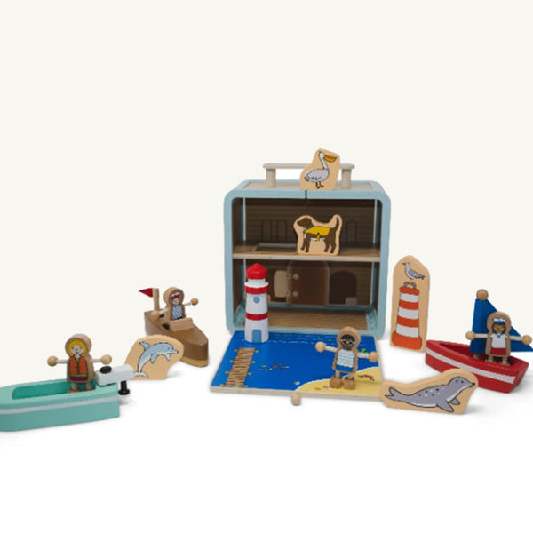 Yacht Club Suitcase Series - Jack Rabbit Creations