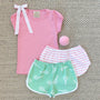 Penny's Play Shirt & Onesie - Hamptons Hot Pink