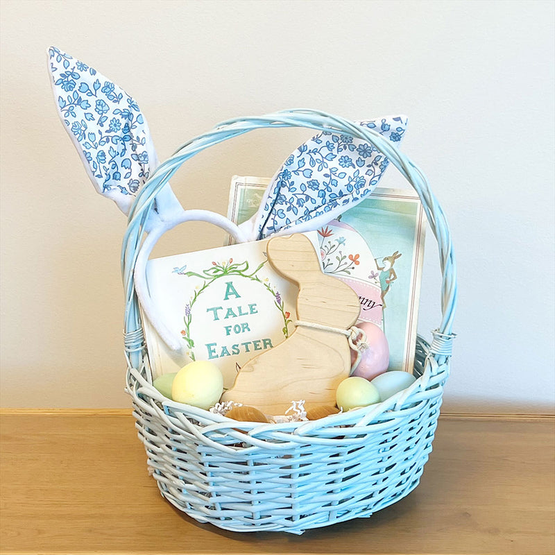 Easter Basket (Round) - Blue