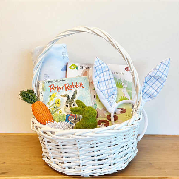 Easter Basket (Round) - White