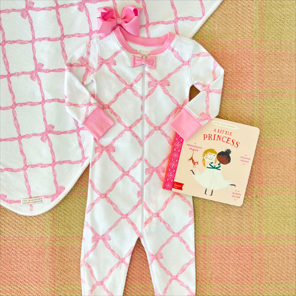 Rub-A-Dub Gift Set - Belle Meade Bow with Palm Beach Pink