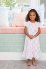 Marnie Morning Gown - Belle Meade Bow with White Eyelet