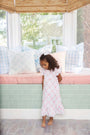 Marnie Morning Gown - Belle Meade Bow with White Eyelet