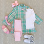 Long Sleeve Penny's Play Shirt & Onesie - Palm Beach Pink Stripe