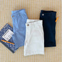 Charlie's Chinos - Nantucket Navy with Keeneland Khaki Stork