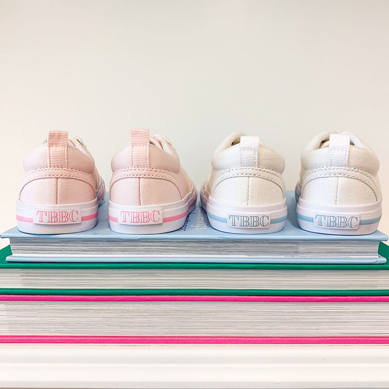 Prep Step Sneakers - Palm Beach Pink with Palm Beach Pink Stripe