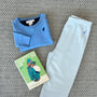 Gates Sweeney Sweatpants - Buckhead Blue with Barbados Blue Stork