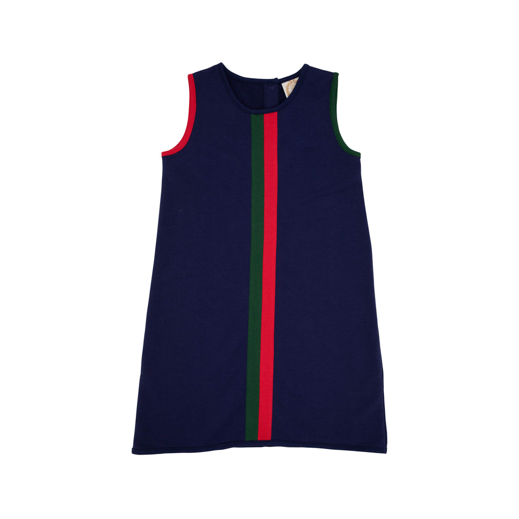 Annie Apron Dress - Nantucket Navy with Grier Green & Richmond Red