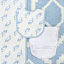 Baby Buggy Blanket - Sir Proper Stork with Buckhead Blue