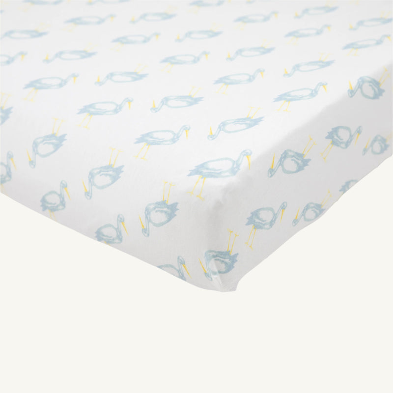 Cheeky Changing Pad Cover - Sir Proper Stork