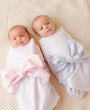 Bow Swaddle ® - Palm Beach Pink