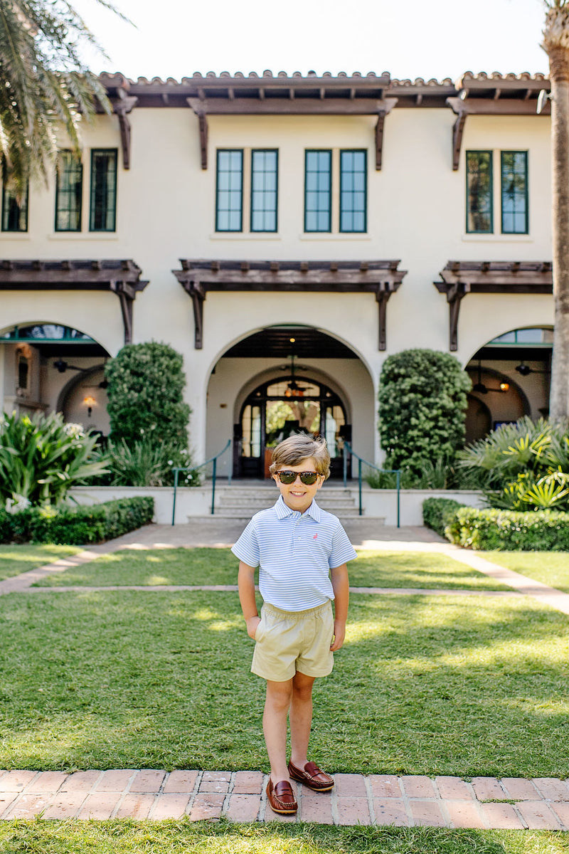 Sheffield Shorts - Keeneland Khaki with Keeneland Khaki Stork