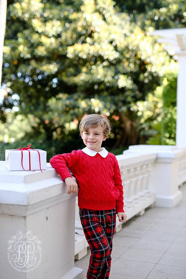 Peter Pan Collar Shirt & Onesie (Long Sleeve Pima) - Worth Avenue White