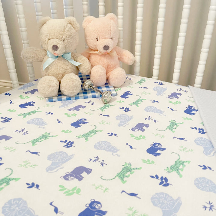 Sleep Tight Crib Sheet Lions Tigers Bears The Beaufort Bonnet Company