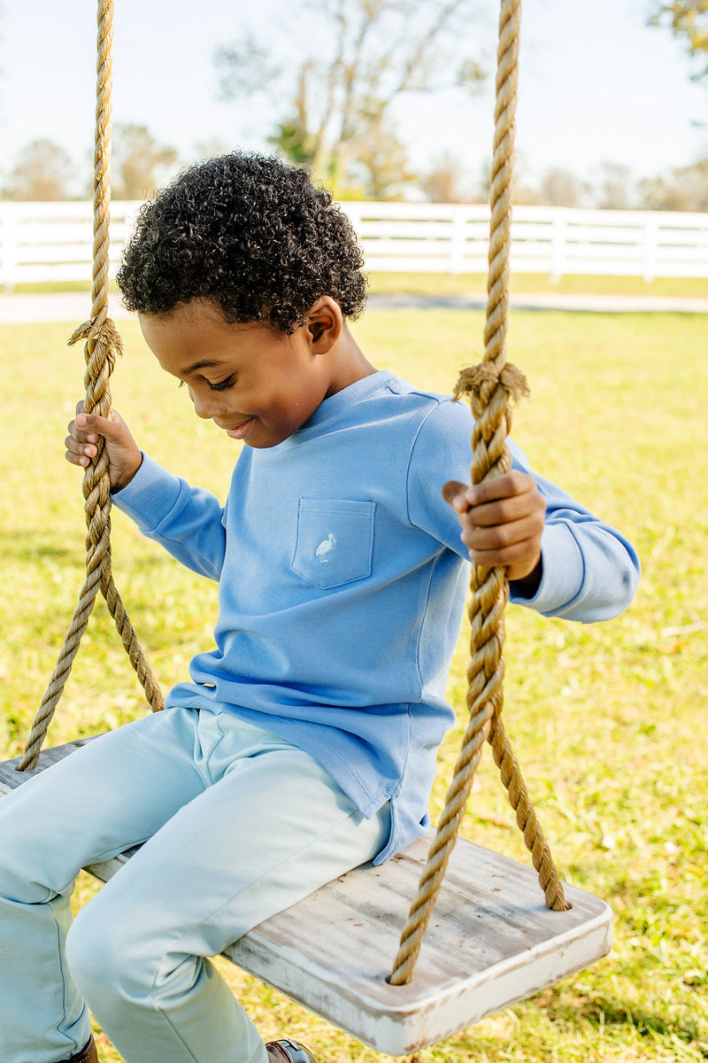 Gates Sweeney Sweatpants - Buckhead Blue with Barbados Blue Stork