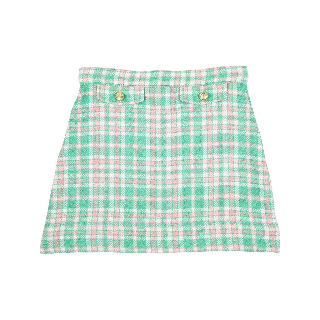 Lovely Green Plaid Skirt - All Bottoms