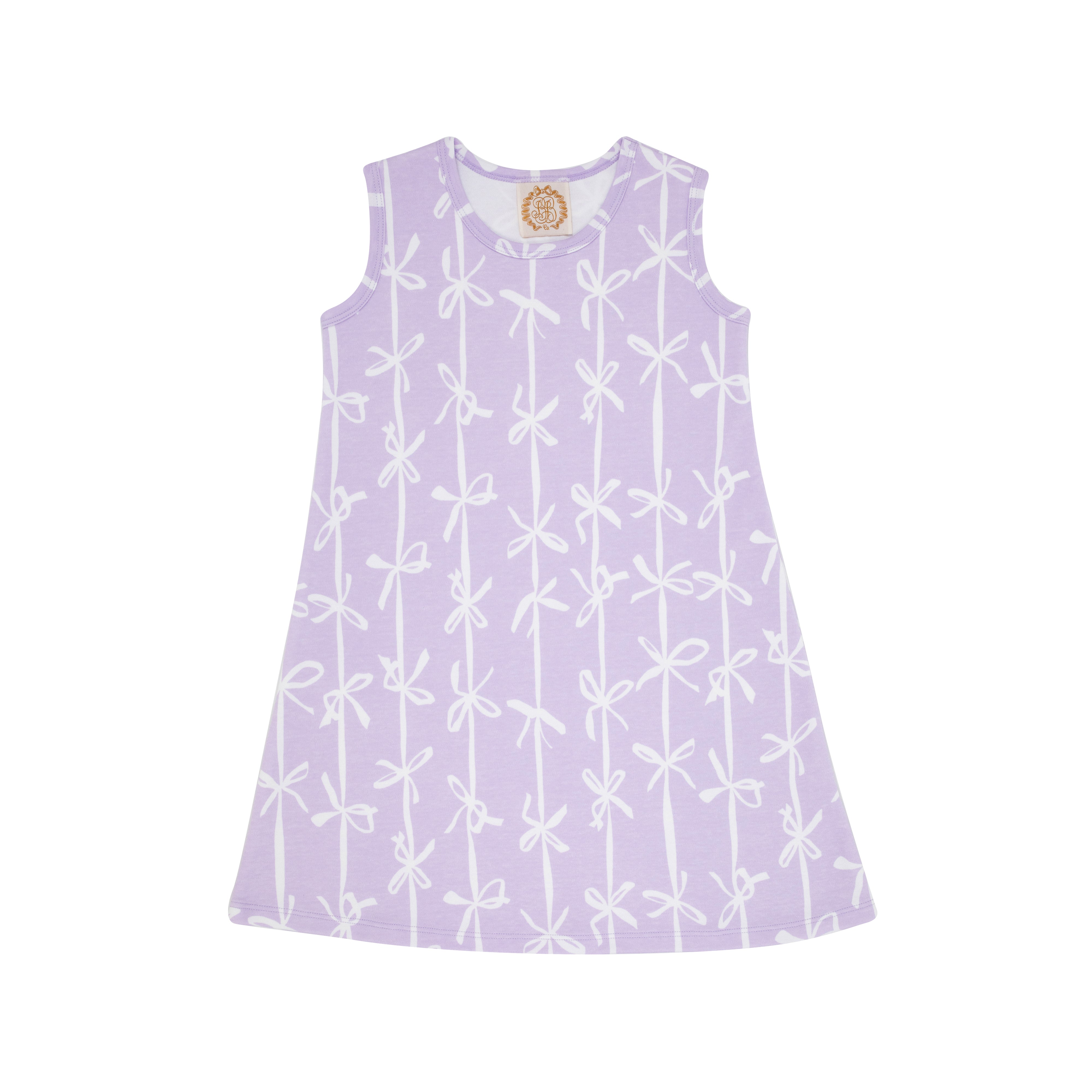 Sleeveless Polly Play Dress - Lavender Braselton Bows – The Beaufort ...