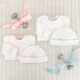 Darling Debut Set (with snaps) - Worth Avenue White with Palm Beach Pink