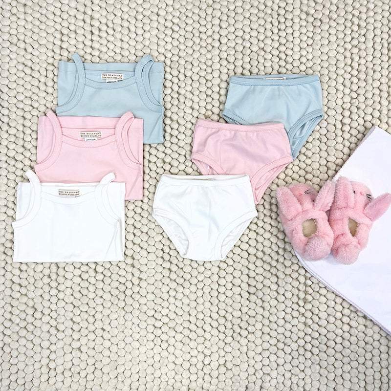 Pippy's Underpinnings Set - Palm Beach Pink, Worth Avenue White, & Buckhead Blue