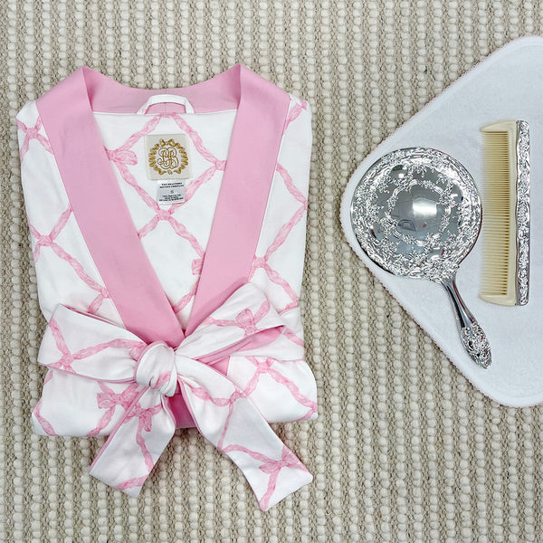 Ready or Not Robe (Women) - Belle Meade Bow with Pier Party Pink