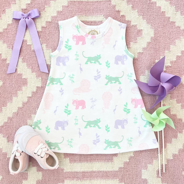 Sleeveless Polly Play Dress - Lions, Tigers, & Bears (Girl)